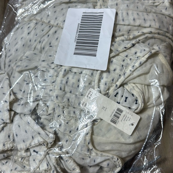 NWT! By Anthropologie Puff-Sleeve Gathered Tiered Mini Dress - Size XL 🍟 - Picture 5 of 5